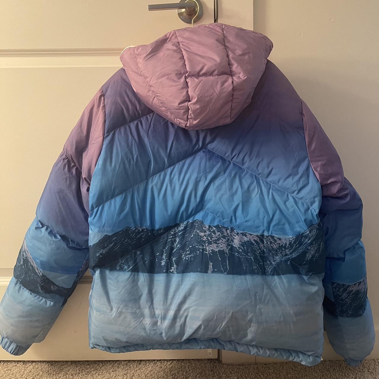 Unknown London Men's Pink and Blue Jacket | Depop