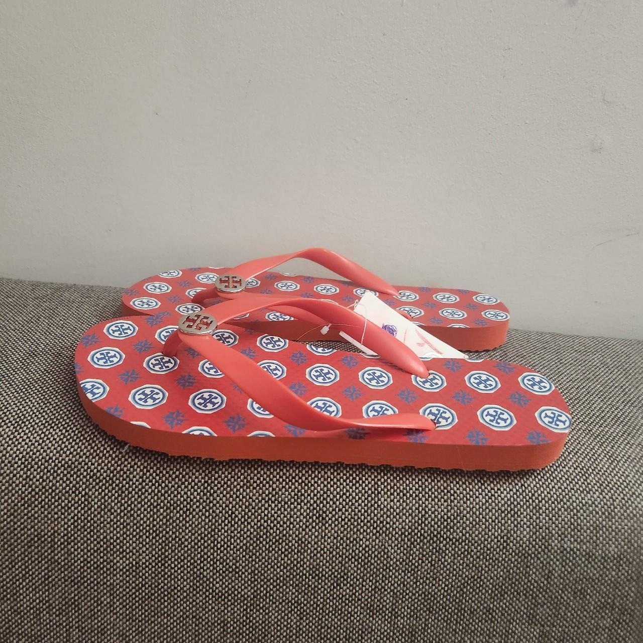 Tory burch discount bandana flip flops