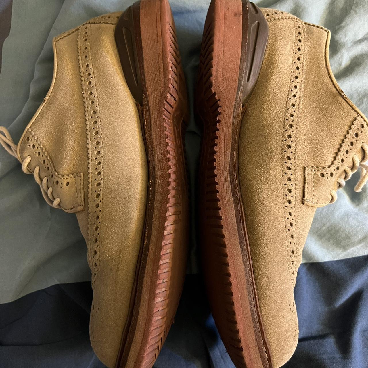 Visvim beige Sand suede wing tip patrician shoes. | Depop Visvim beige Sand suede wing tip patrician shoes. | Depop