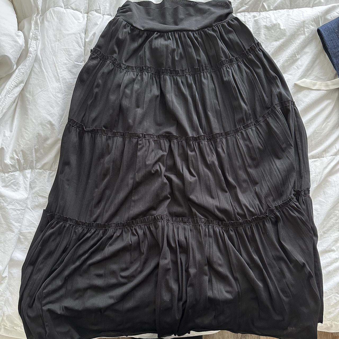 Candie's Women's Black Skirt | Depop