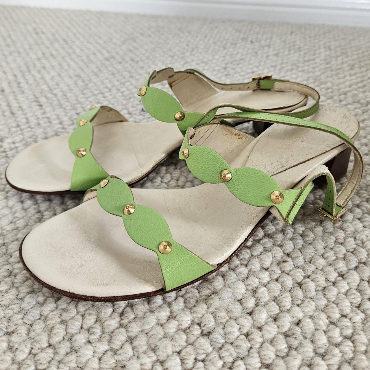 Women's Green Sandals Depop