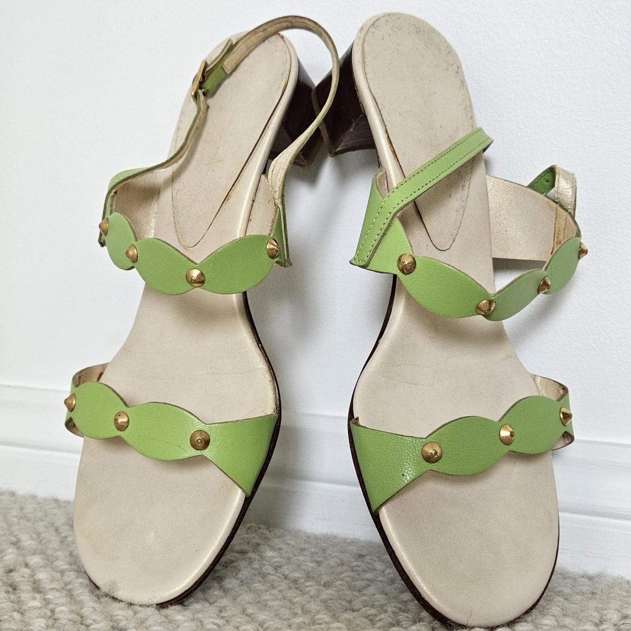 Women's Green Sandals Depop