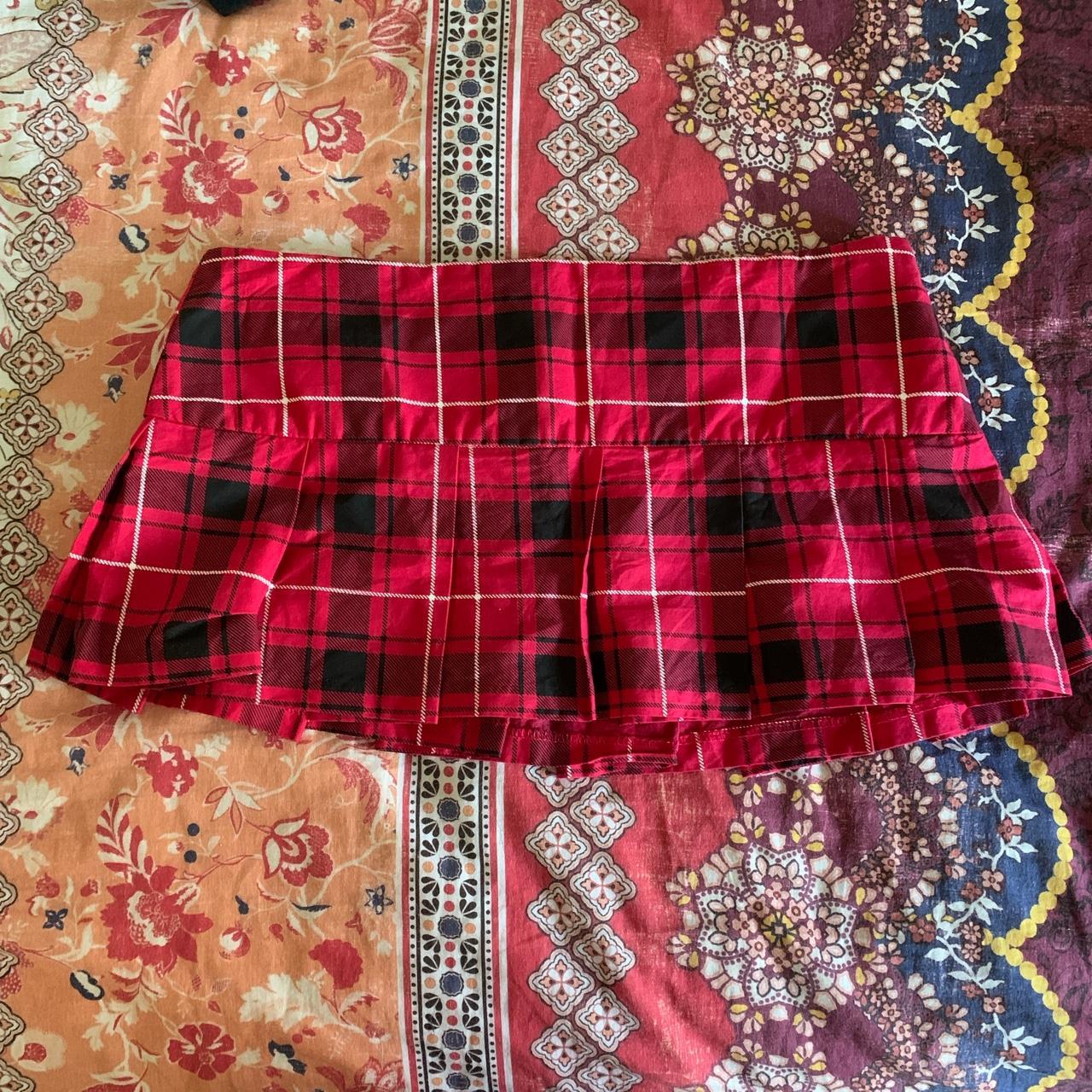 Mini Y2k Plaid Skirt 💋 Brand New 8-10 Fit, No Size... - Depop