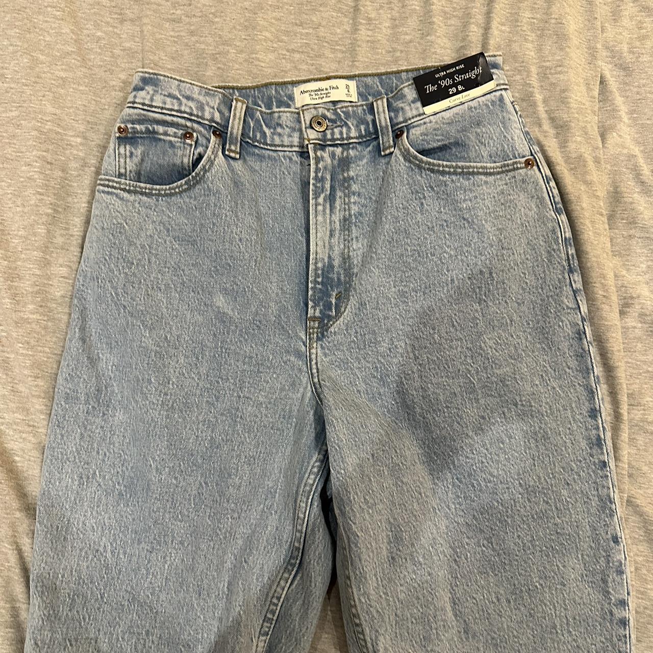 Abercrombie & Fitch Jean 90s Straight Ultra High... - Depop