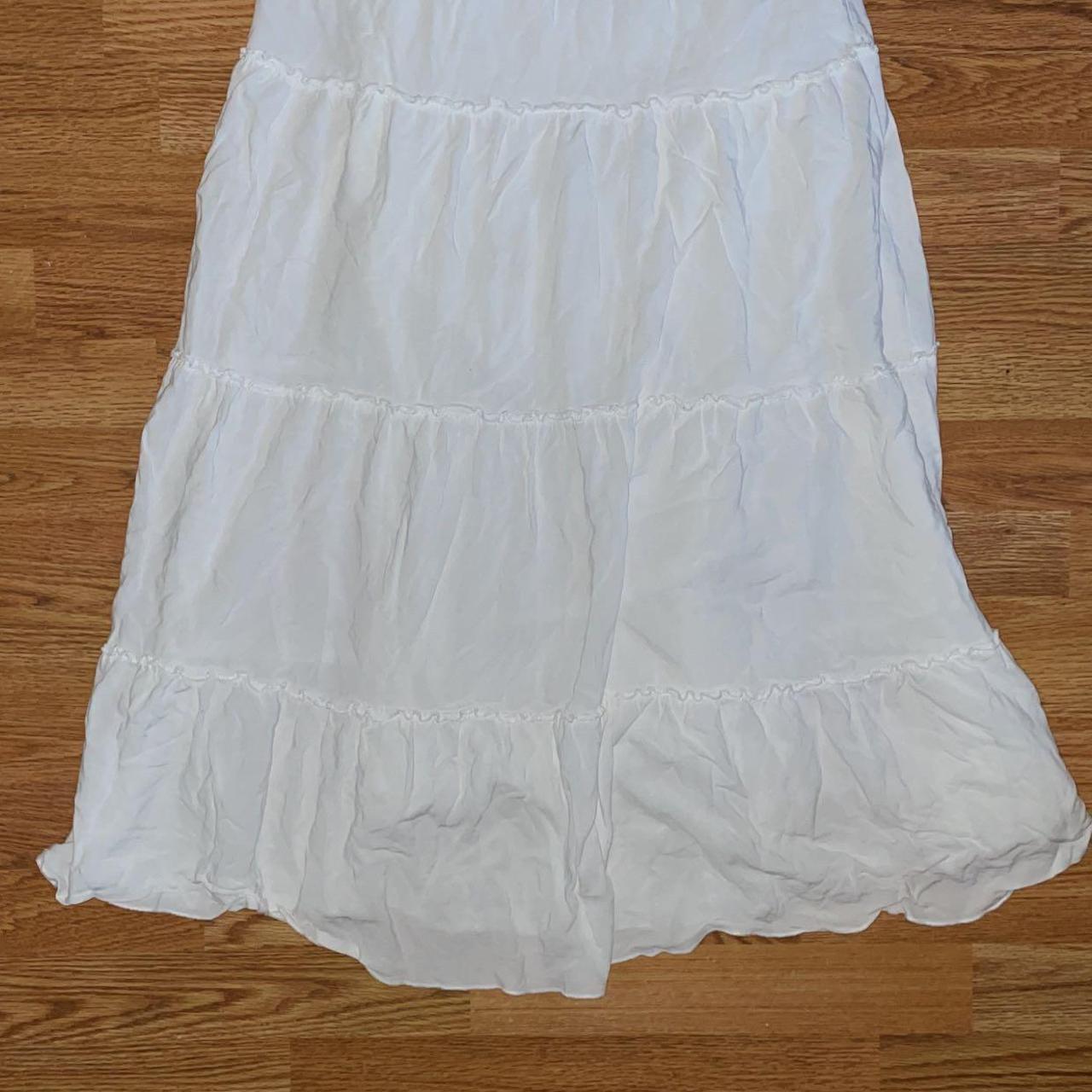 BRANDY MELVILLE IZZY SKIRT Boho white maxi... Depop