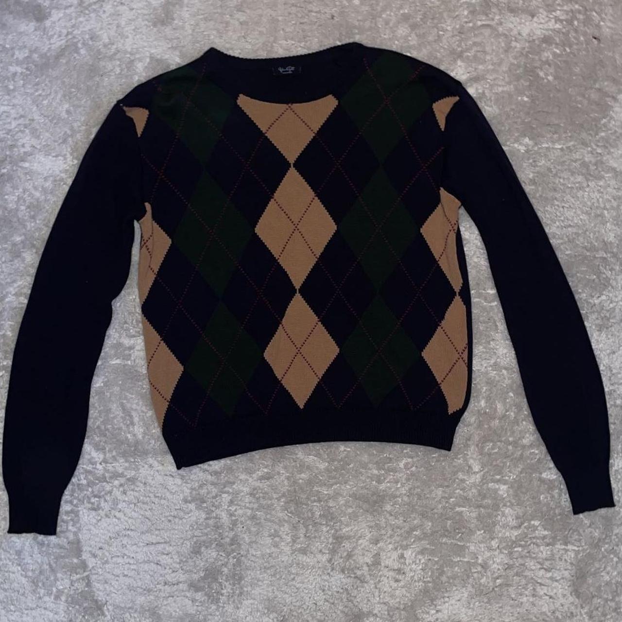 BRANDY ARGYLE SWEATER Brandy Melville... Depop