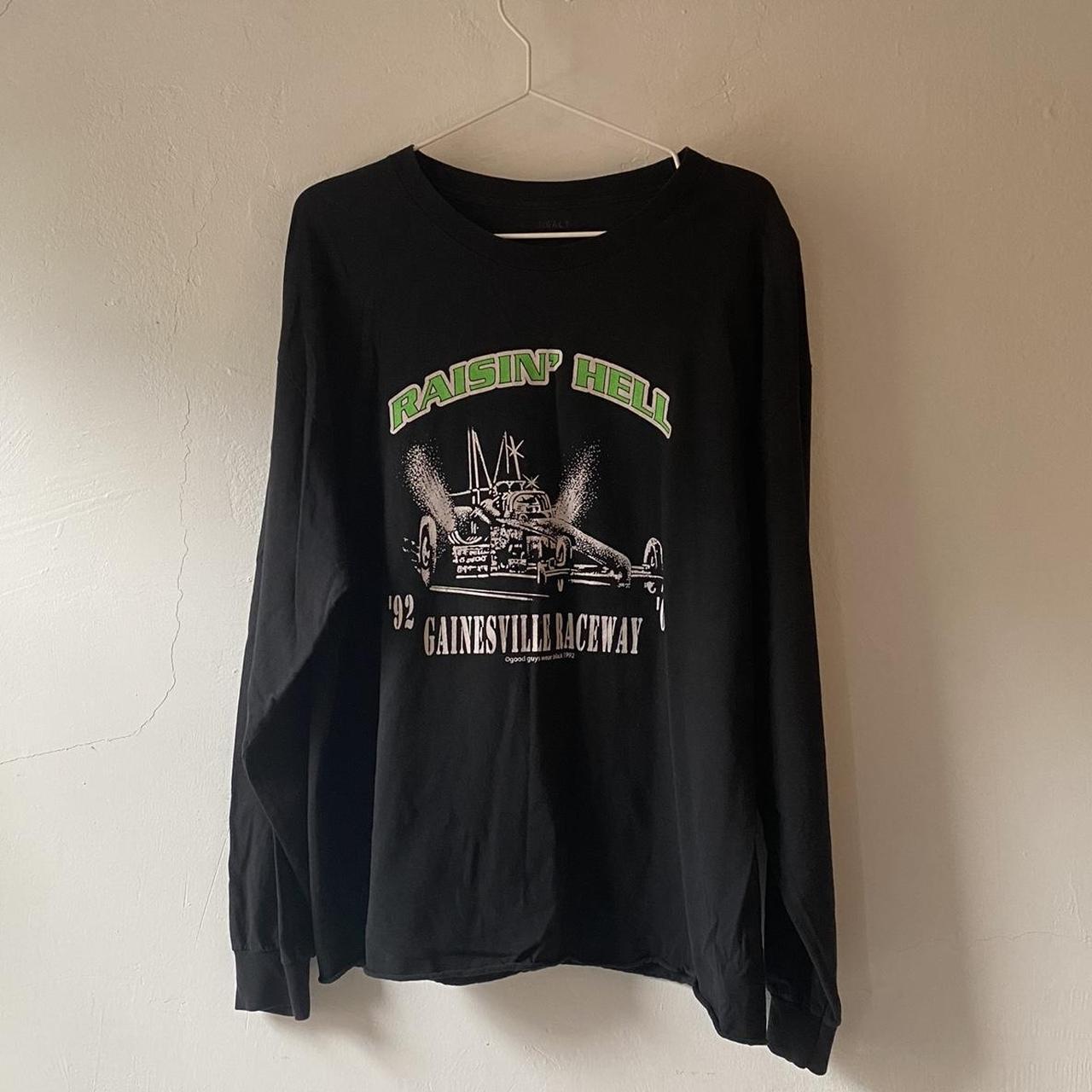 BNWT Brandy Melville/John Galt Black Lace Long Sleeve T-shirt ♡ 19.5 x 14