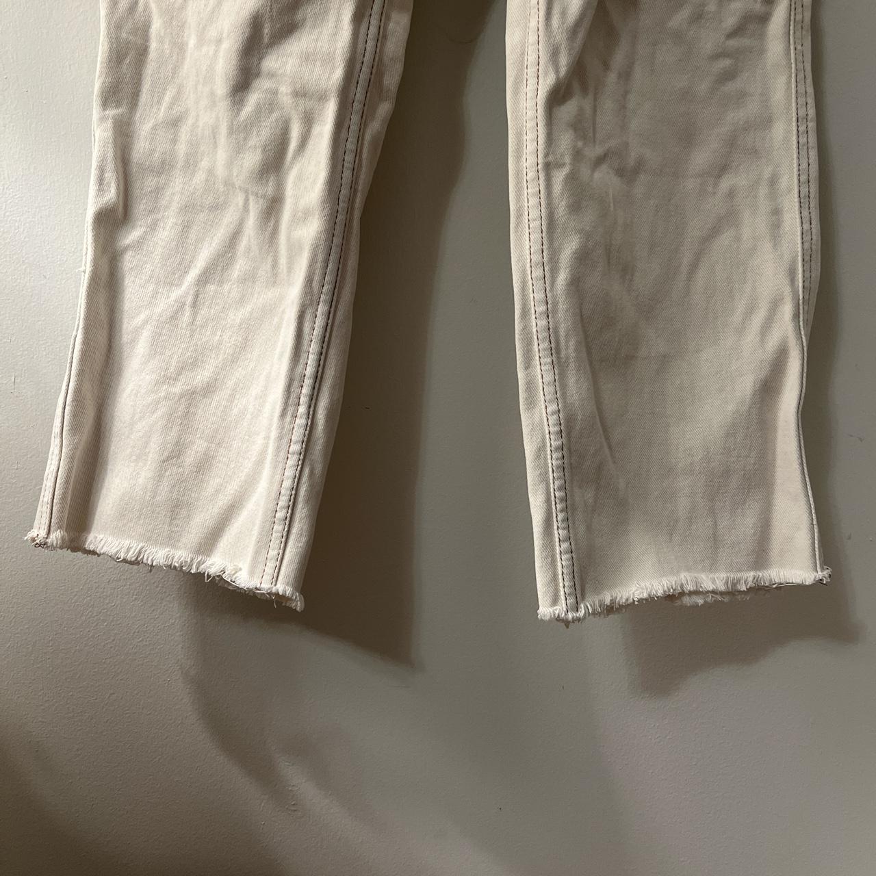 Pacsun beige white cargo pants Small stain shown,... Depop
