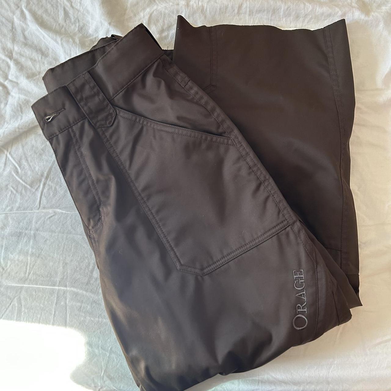 Orage Brown boys ski/snow pants, adjustable... Depop