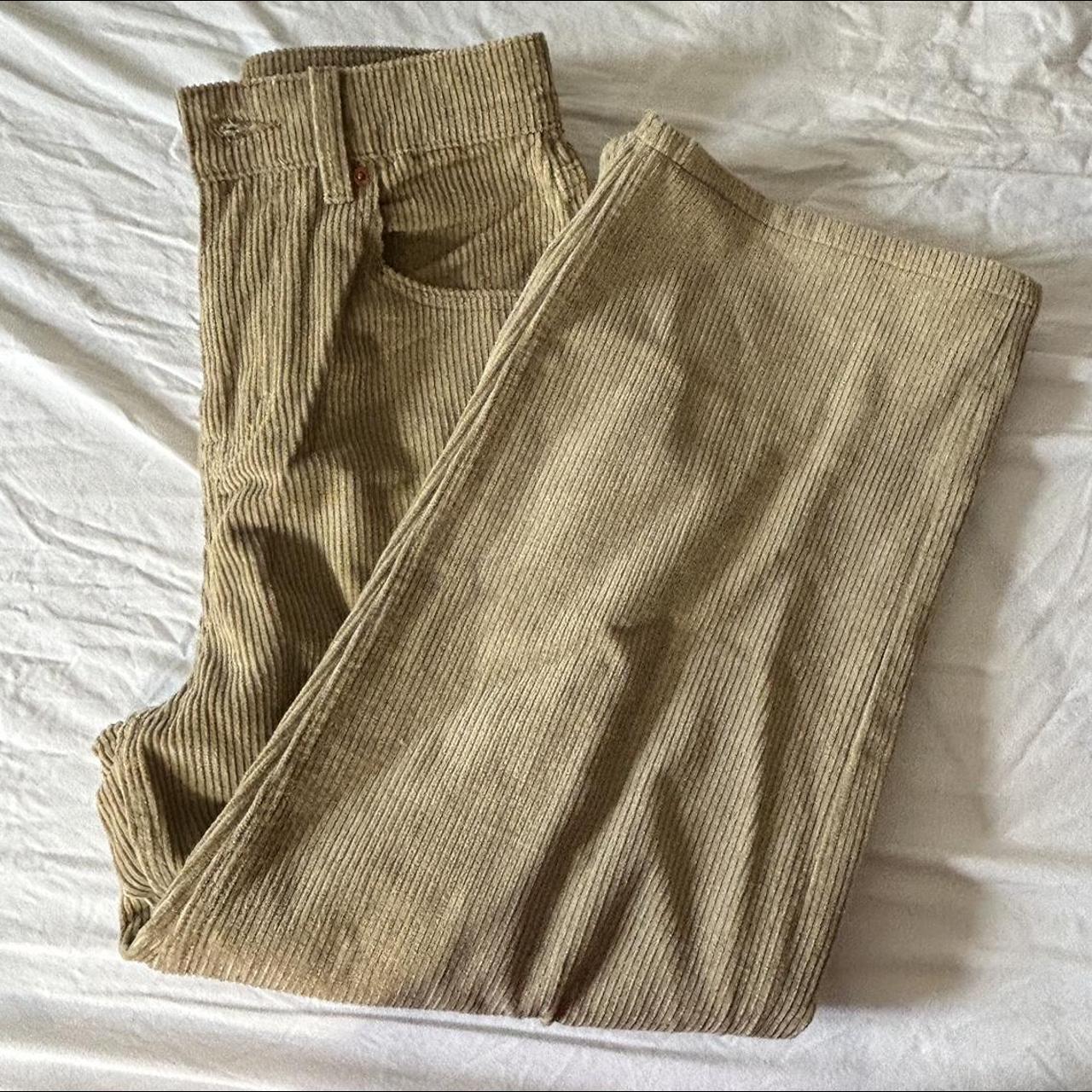 Motel Rocks Tan Beige Corduroy pants. Perfect... Depop