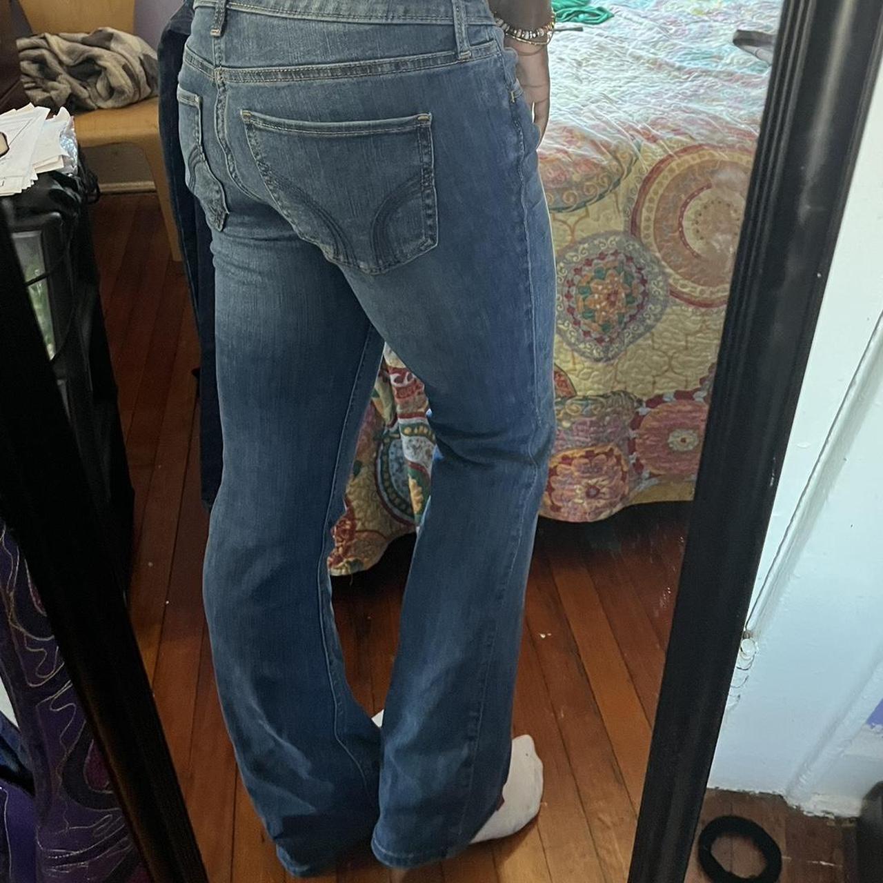 low rise Hollister bootcut jeans DM BEFORE. Depop