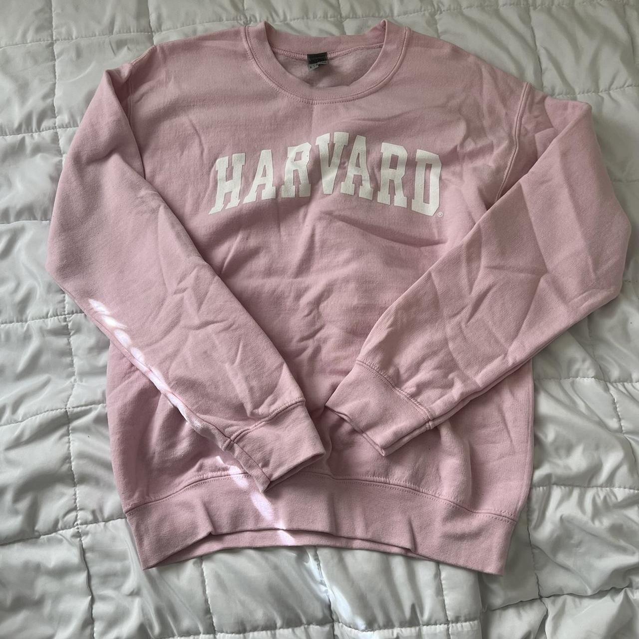 Pink discount harvard sweatshirt