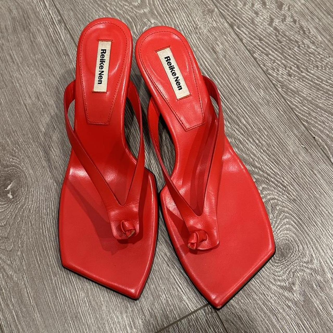 Reike Nen red leather sandals Great condition Rare... - Depop