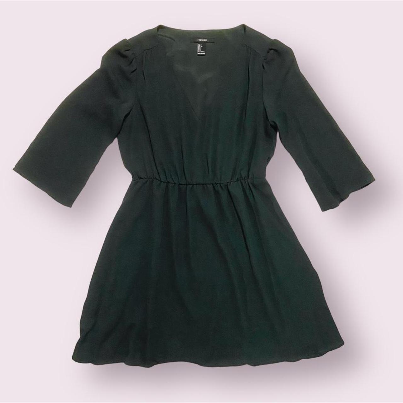 forever-21-dark-green-dress-size-small-open-to-depop