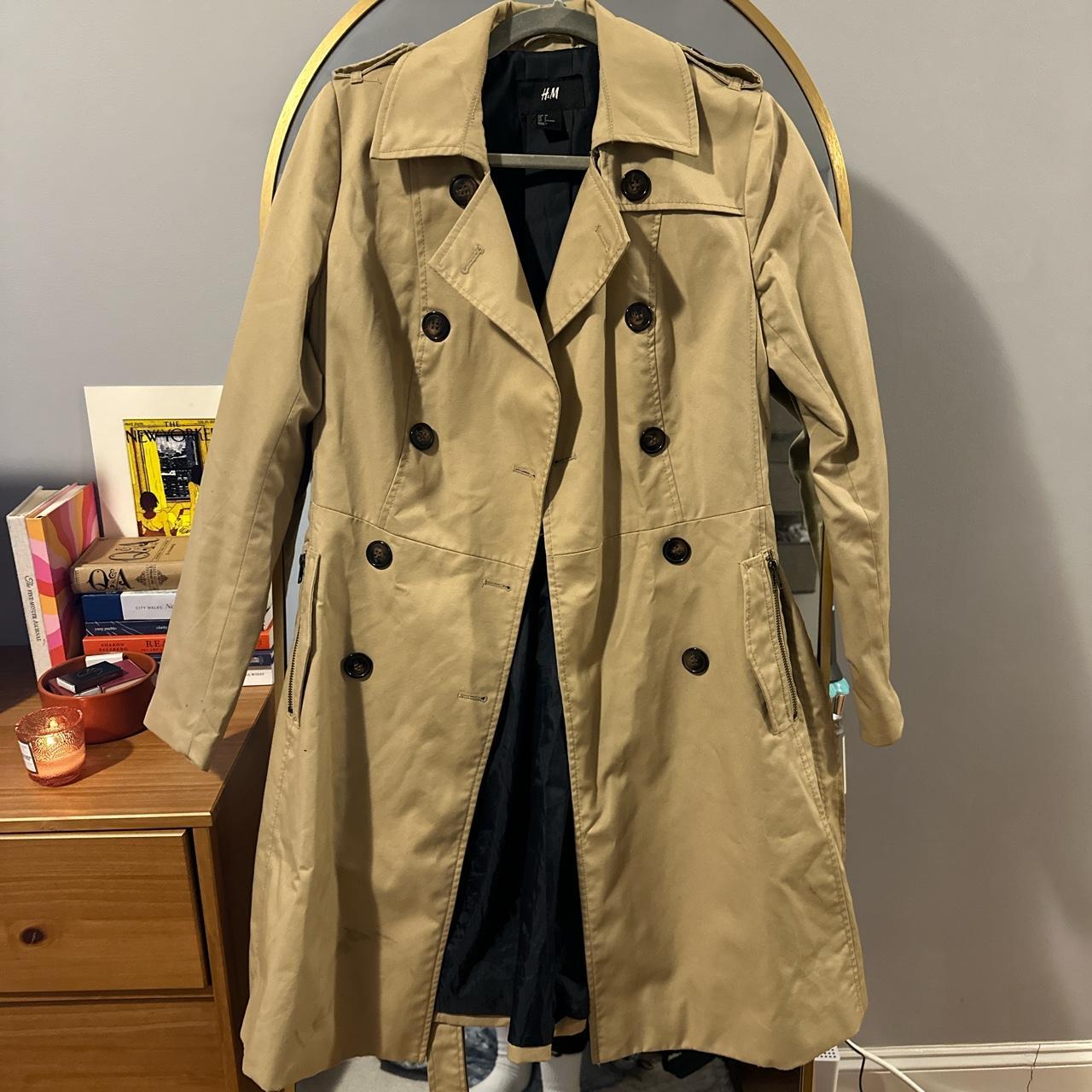 H&M classic trench coat - mid length - Depop