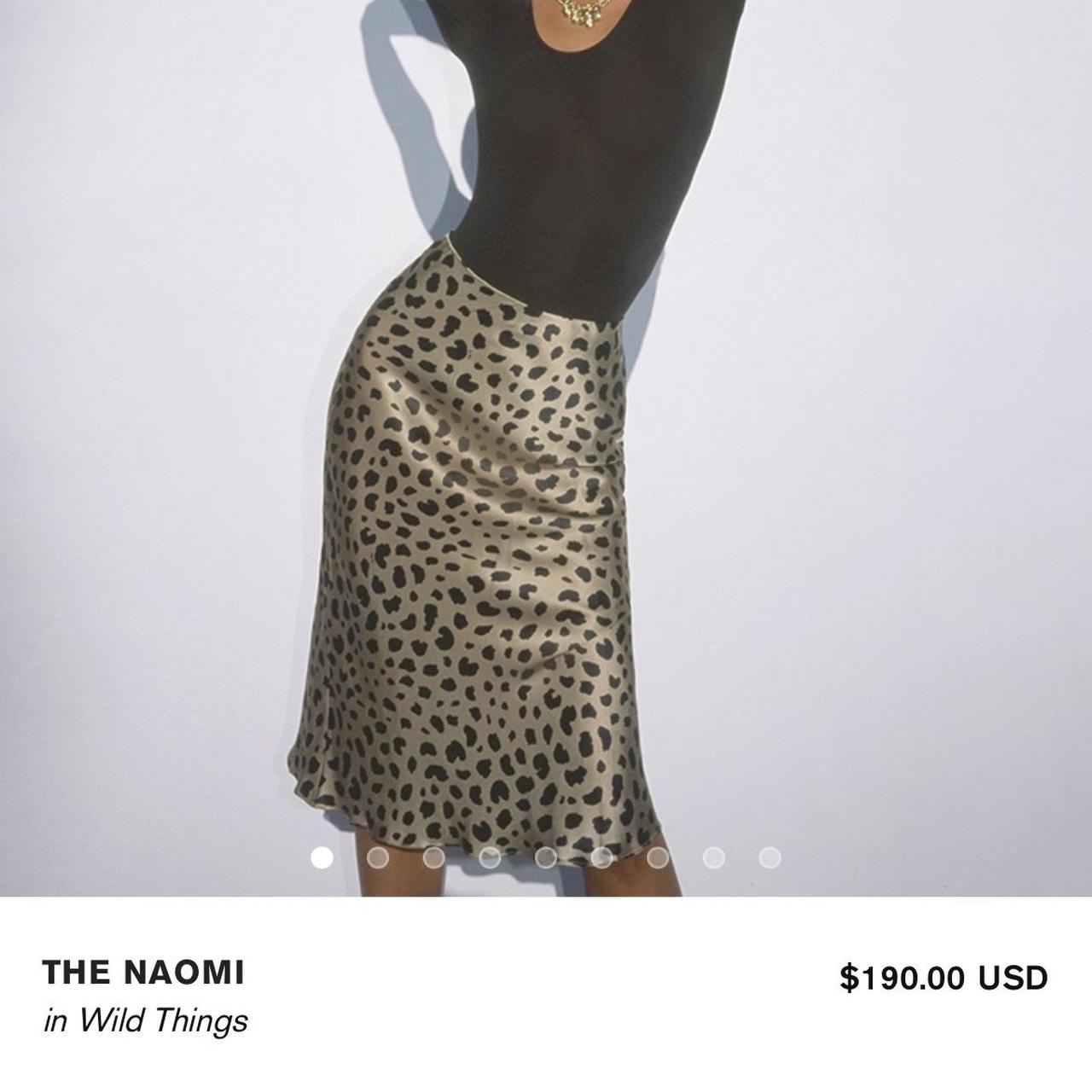 スカート realisation par  the naomi wild things The Naomi Wild Things | Leopard Print Slip Skirt