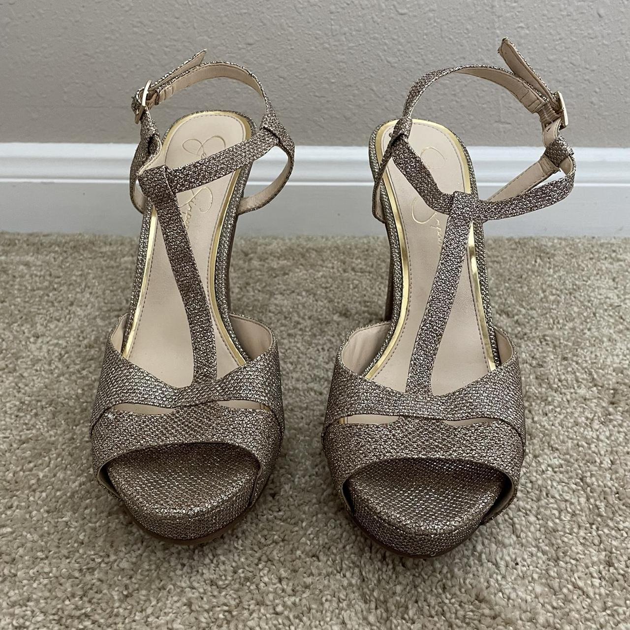 Jessica simpson 2025 champagne heels