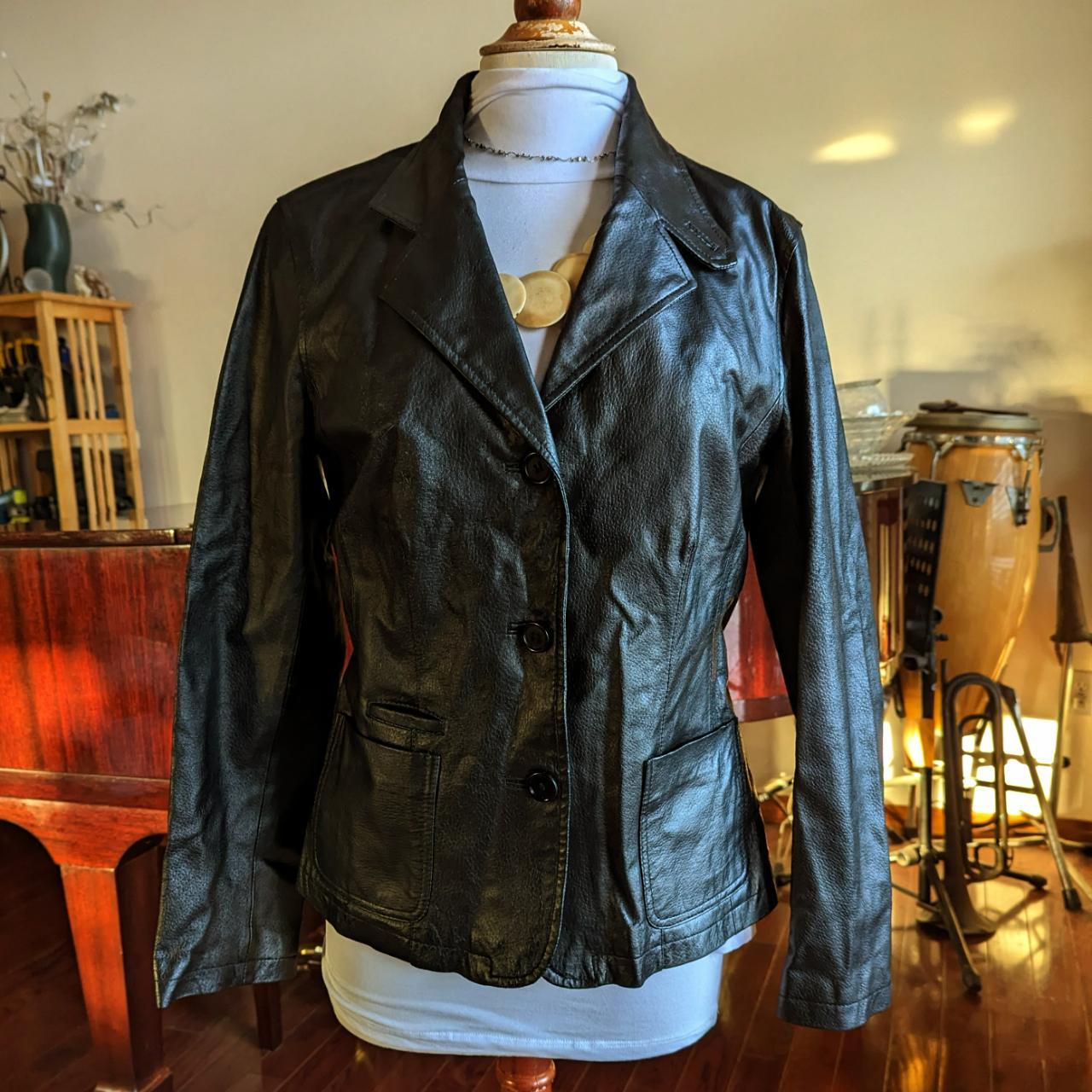 Chadwicks 2024 leather blazer