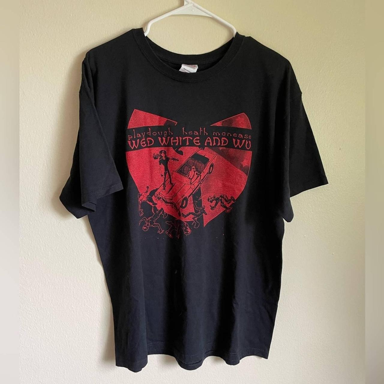 VTG Y2K Bootleg Wu Tang Band Tee with an awesome... - Depop