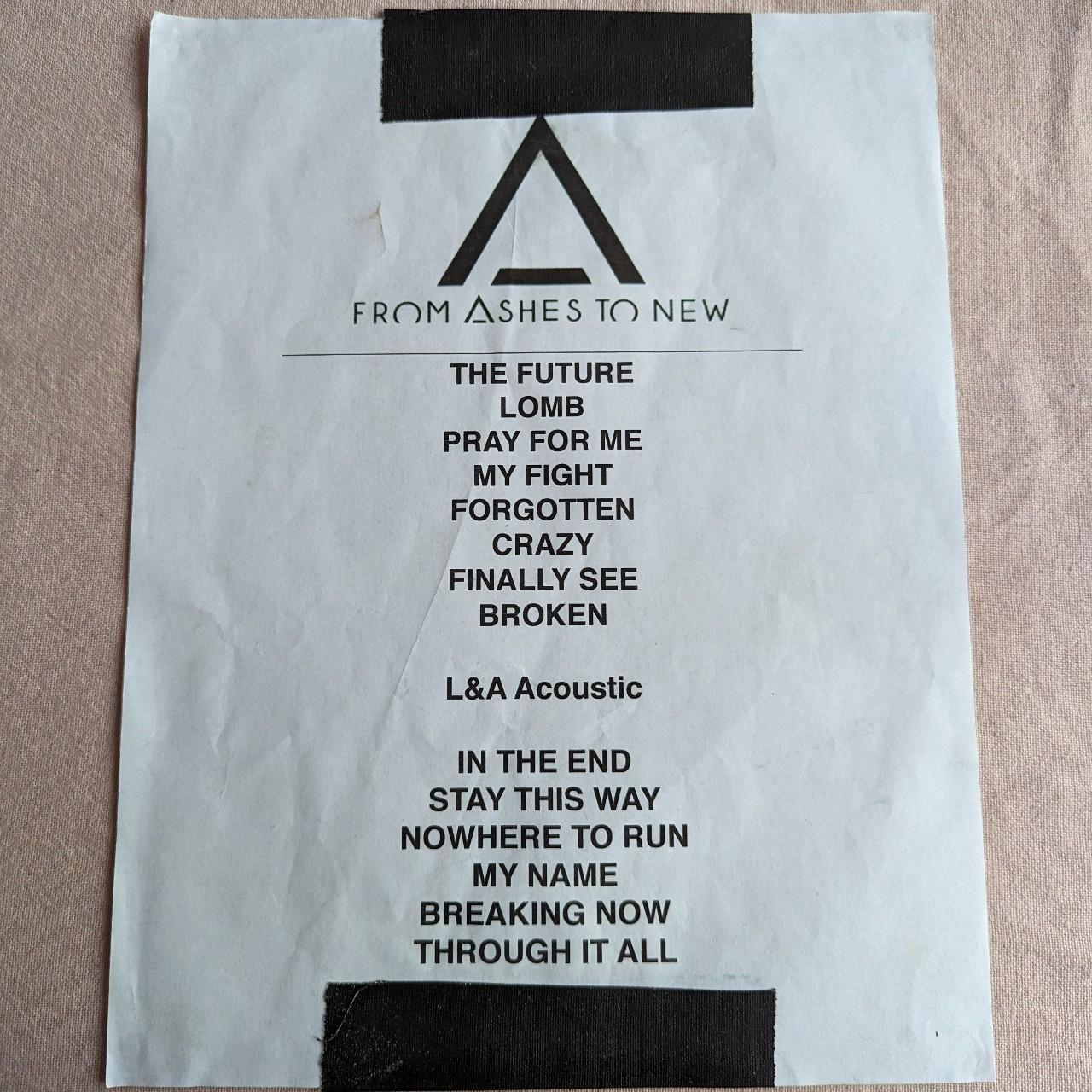 From Ashes To New setlist from their show at The... Depop