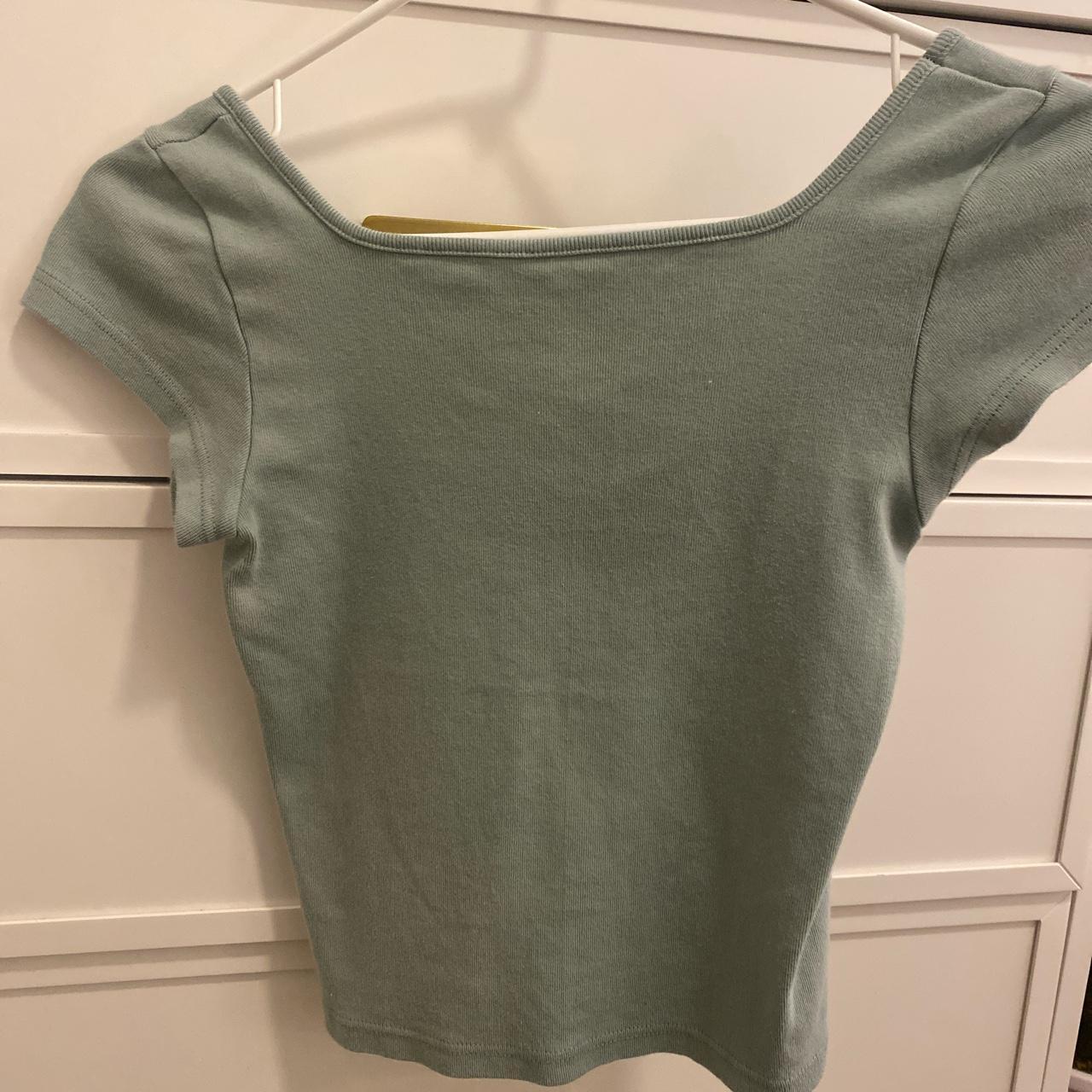 Brandy Melville Sage Green Gina Top Fits an XSS... Depop
