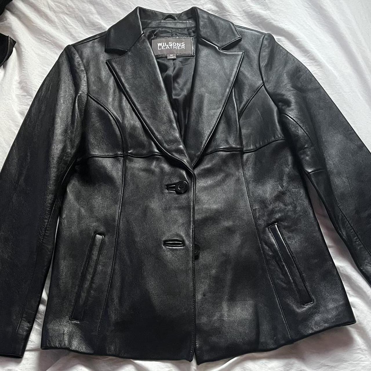 Wilson’s Leather Women's Black Jacket | Depop