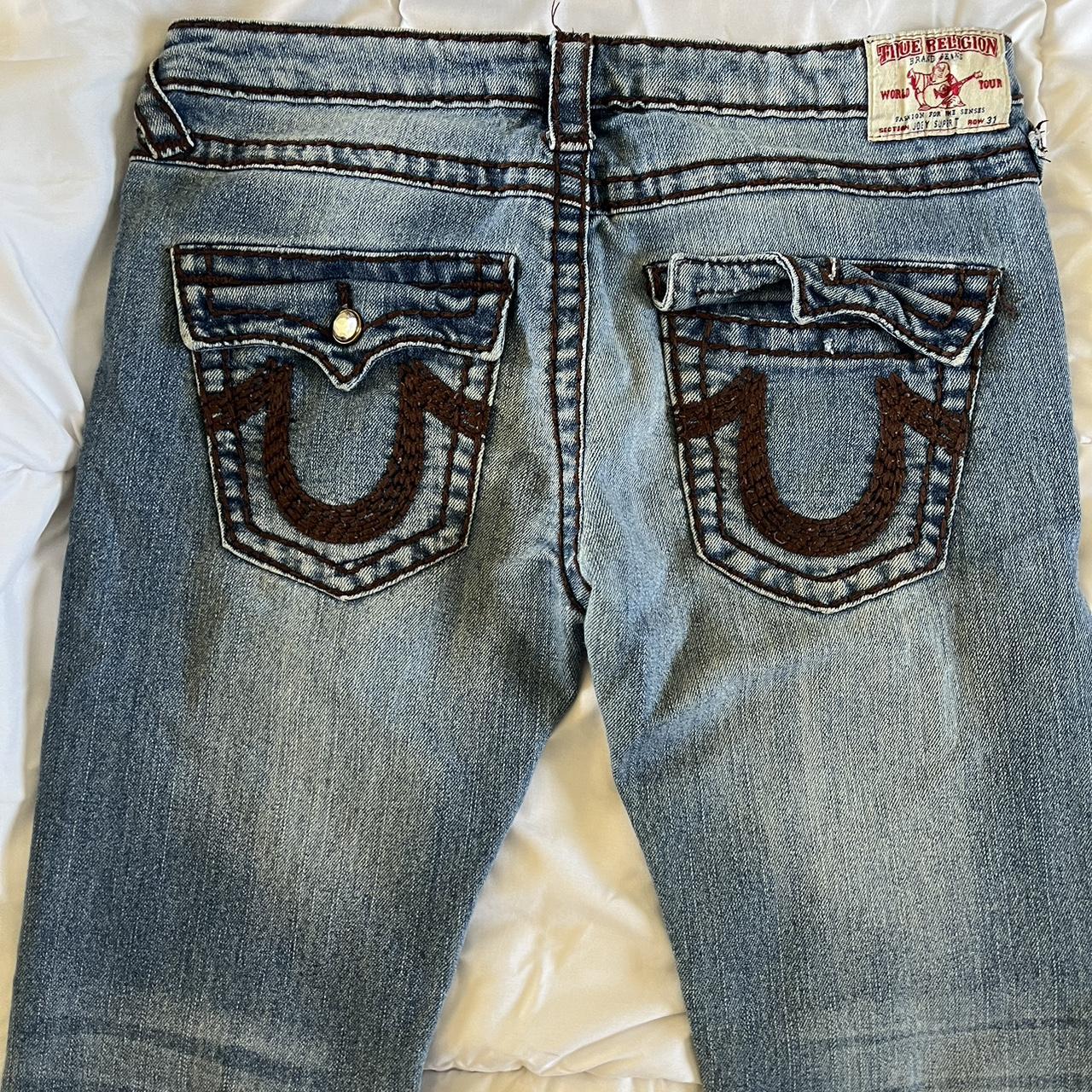 true religion vintage gem jeans - size... - Depop