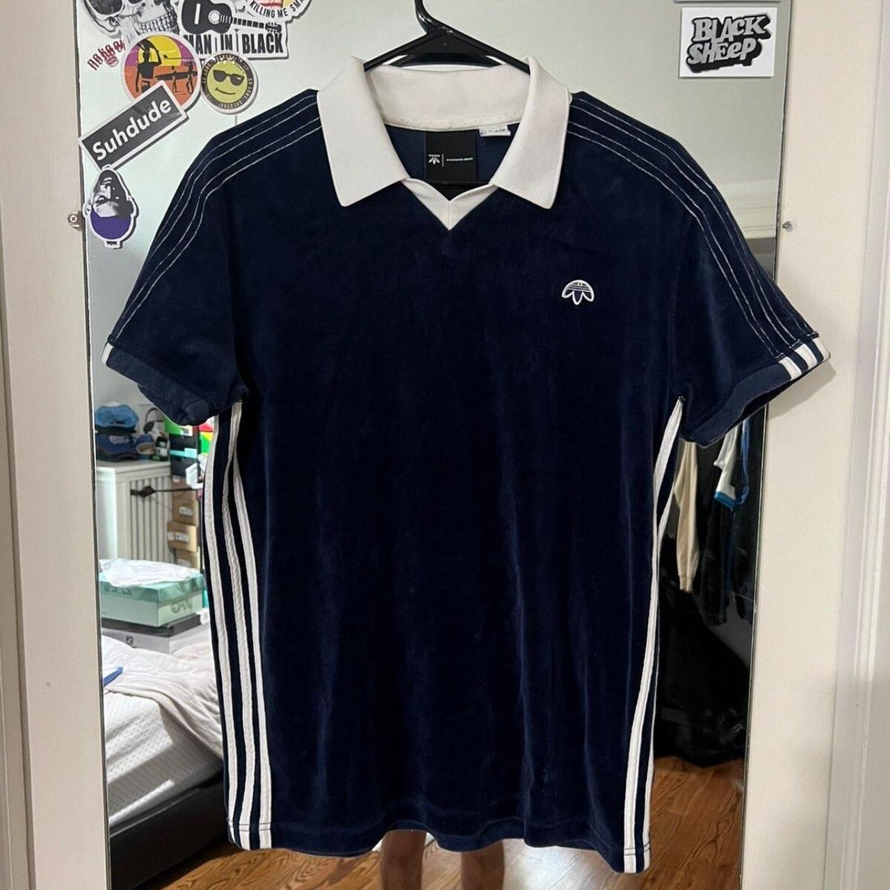 Adidas X Alexander Wang Velour polo shirt Velour