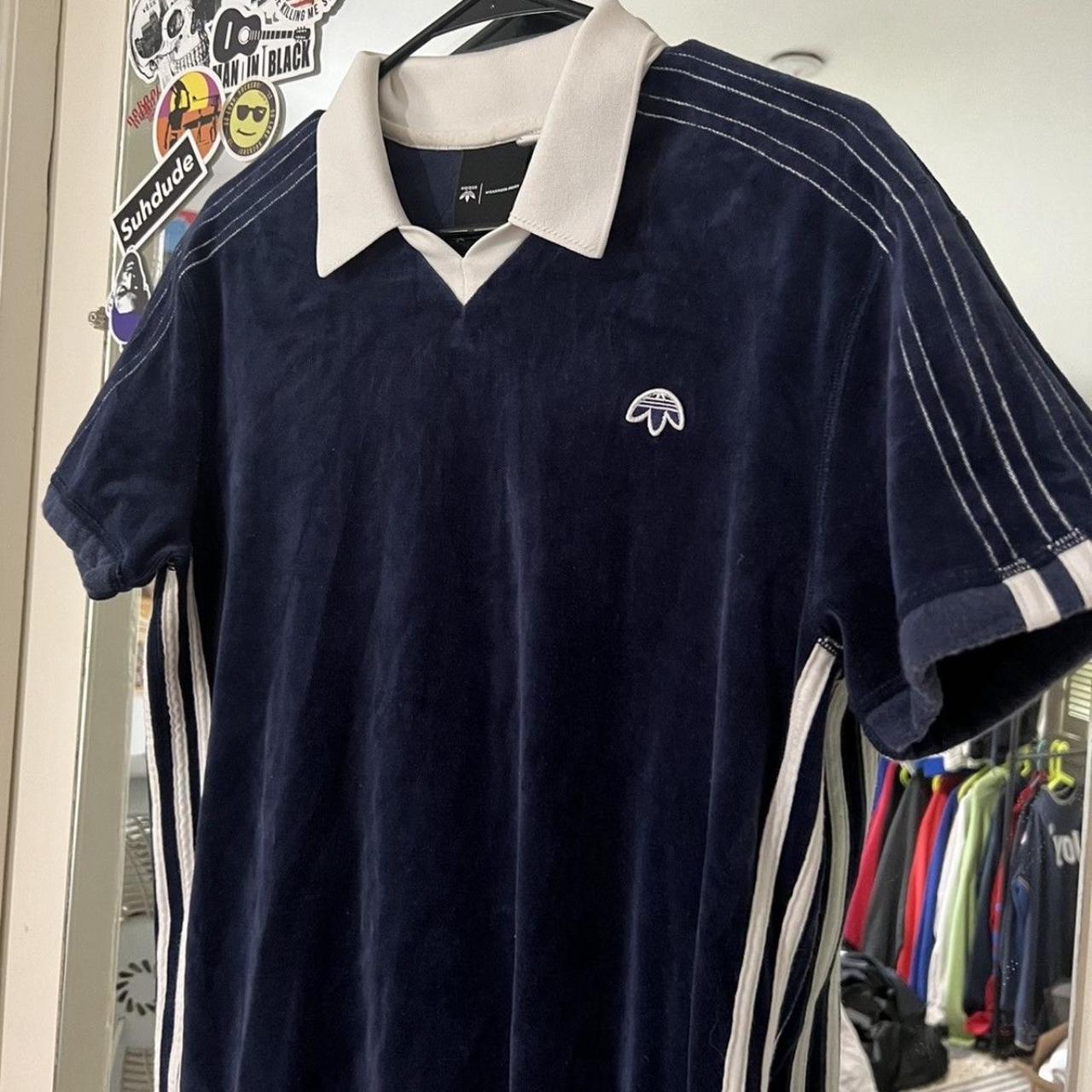 Adidas X Alexander Wang Velour polo shirt Velour