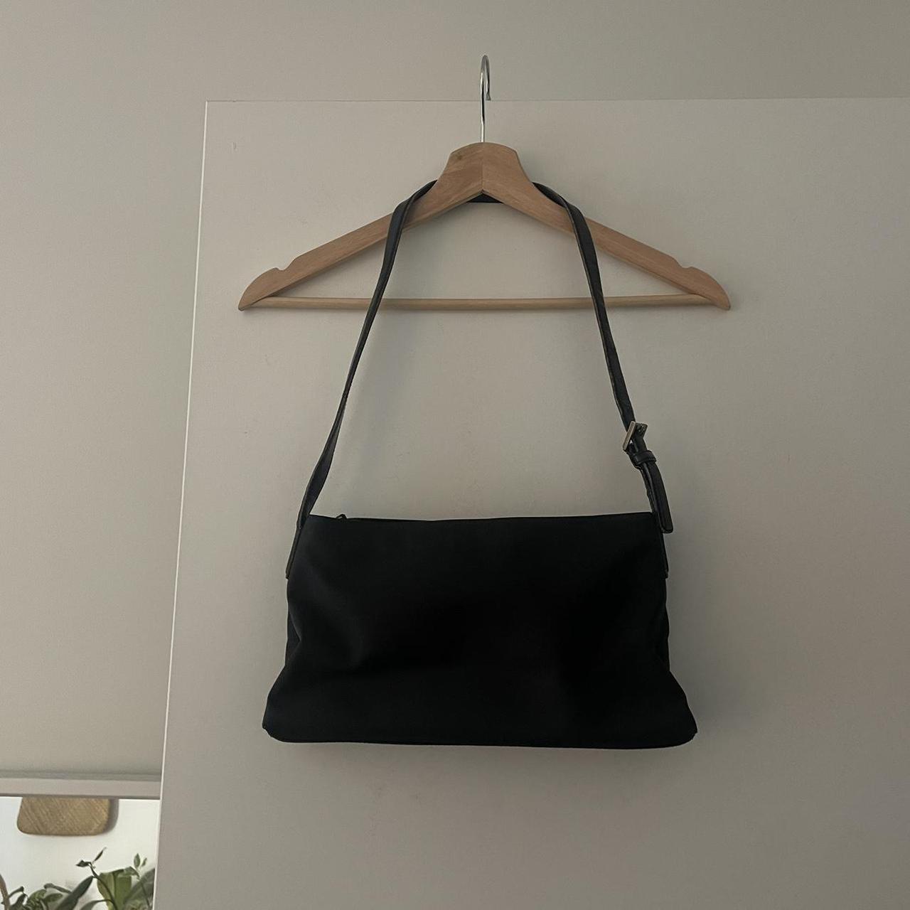 vintage coach nylon shoulder bag with adjustable... Depop