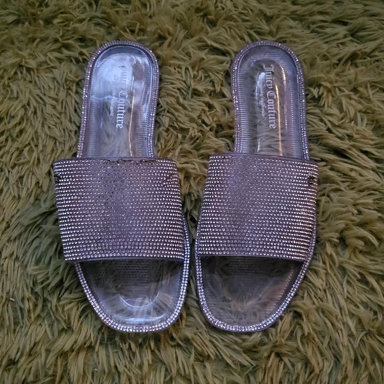 White louis-vuitton-slippers - Depop