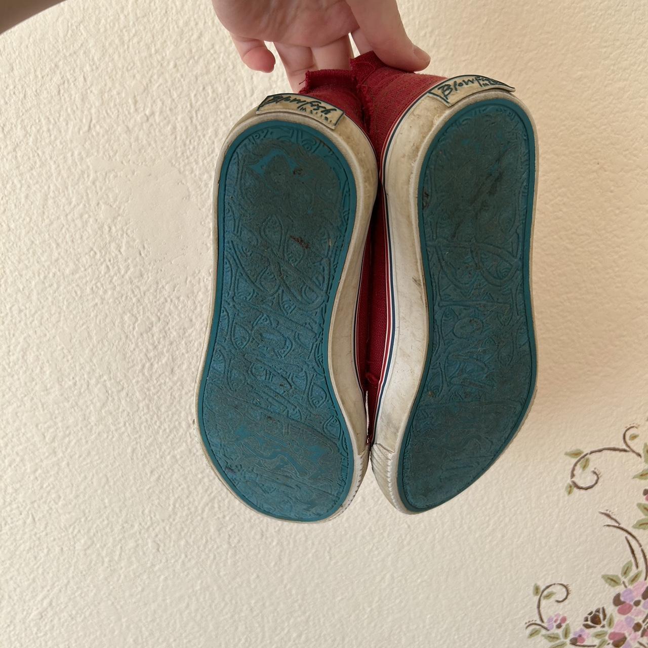 Sheger Shoes Shoe Sneaker Stores Near Me Red And White Sneakers With A  Distressed