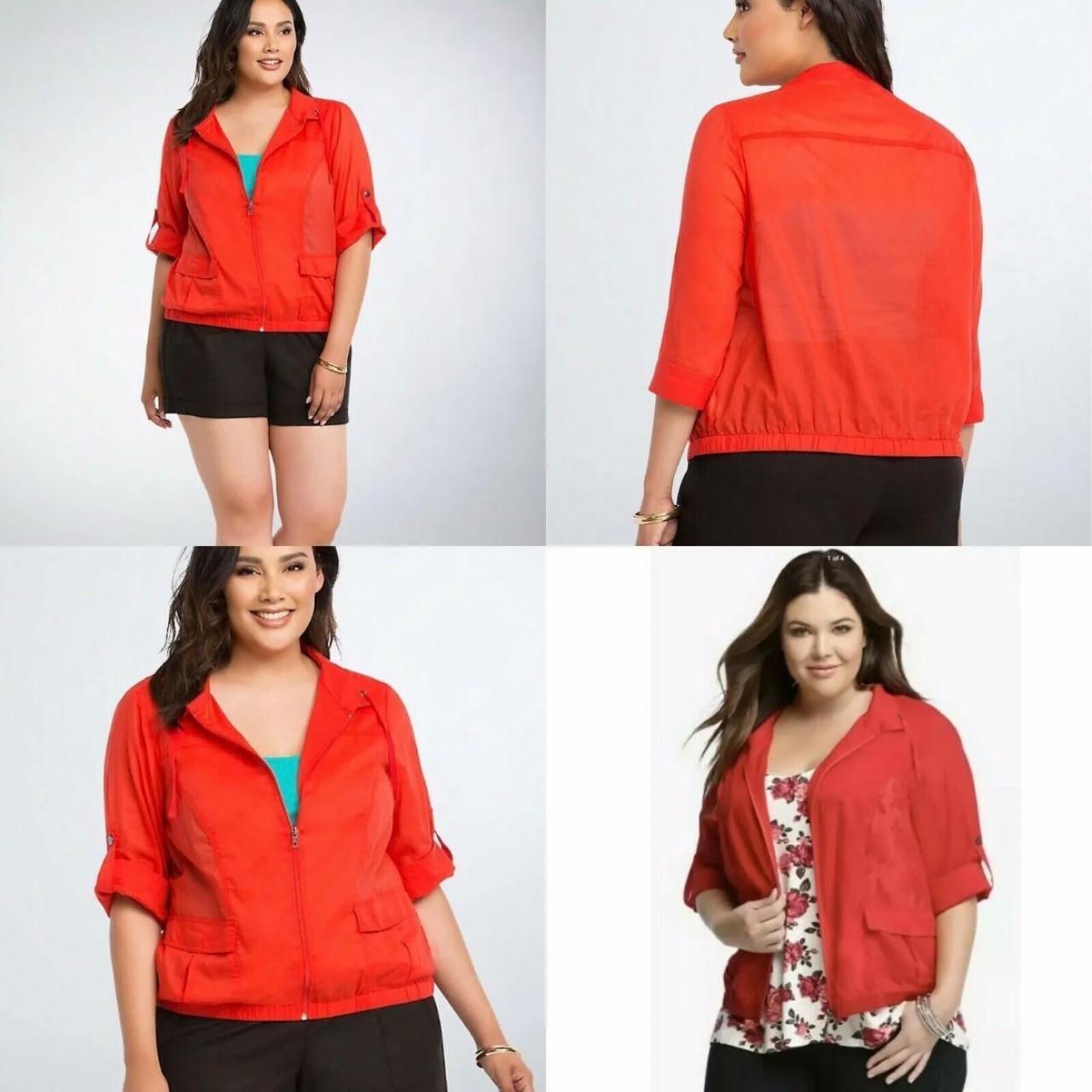 Torrid on sale red jacket