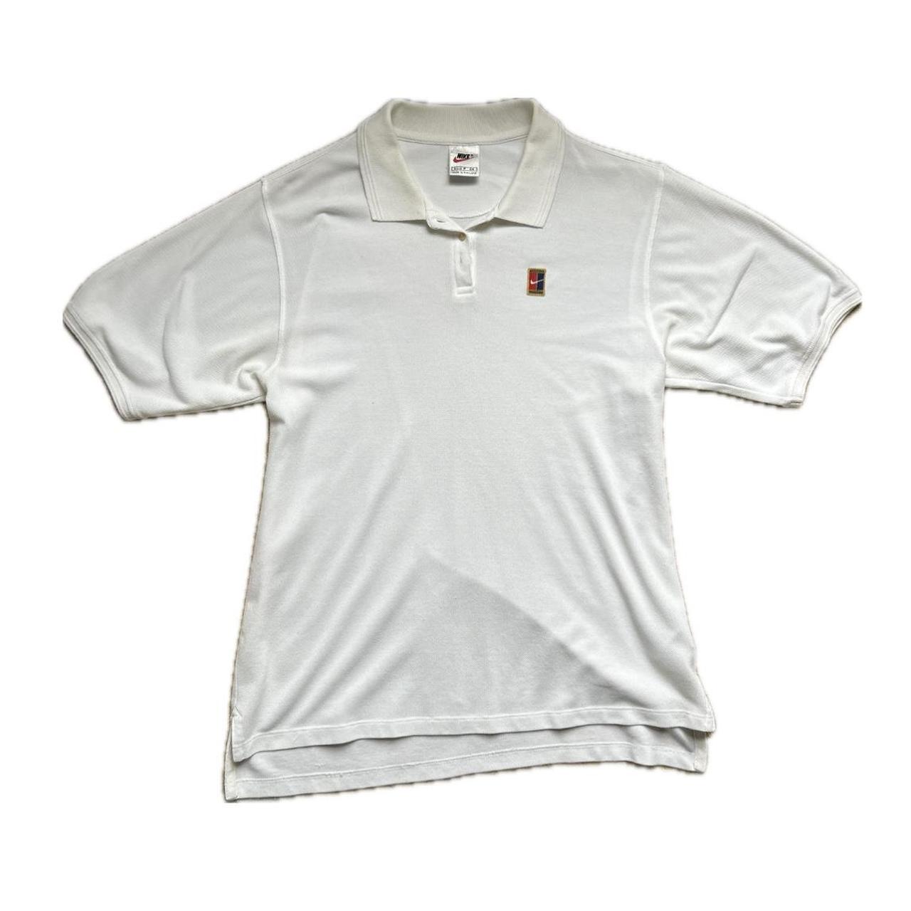 mens white nike polo