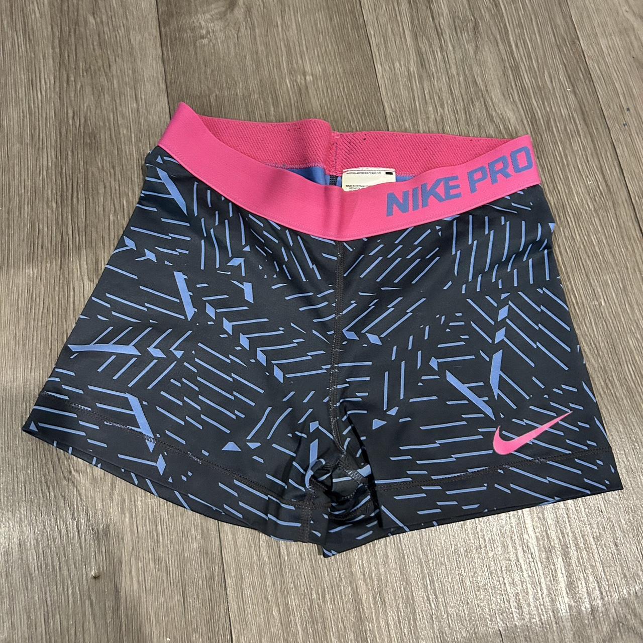 colorful nike pro shorts