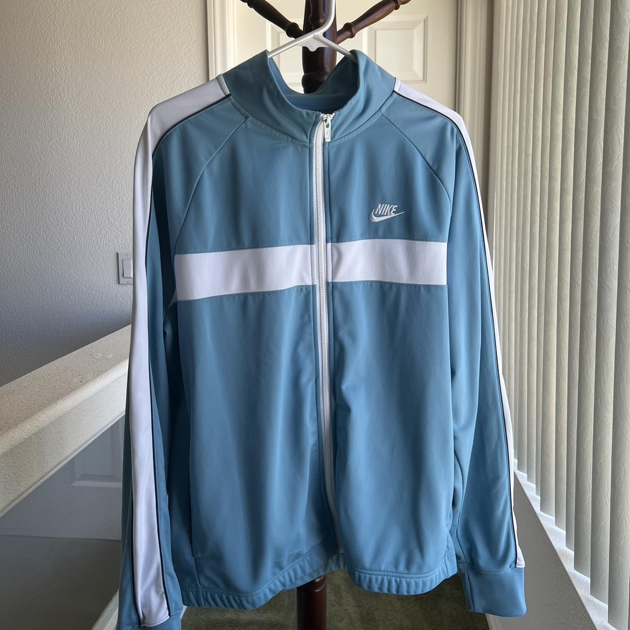 mens nike jacket blue