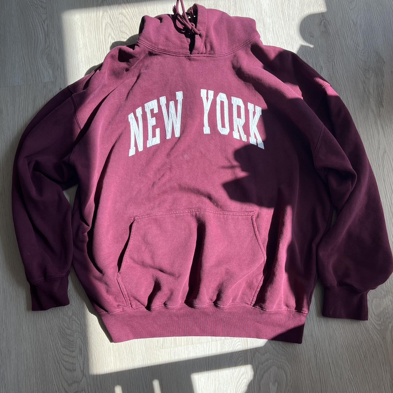 L/XL) Brandy Melville New York Hoodie – Happyy.thrifts