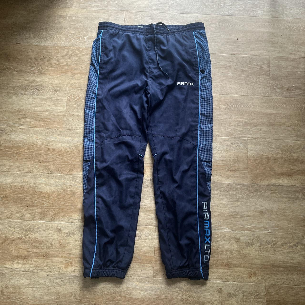 Y2k vintage Nike air max tracksuit bottoms / joggers... Depop