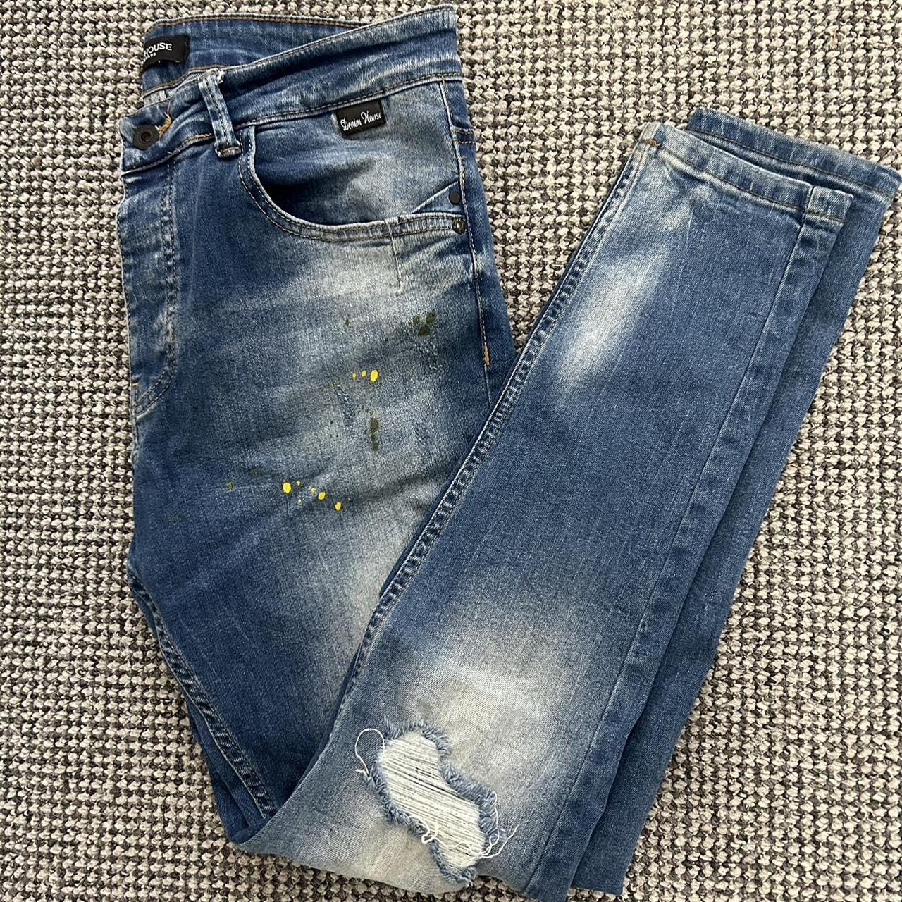 Judas sinned/ denim house jeans. Basically unworn,... Depop