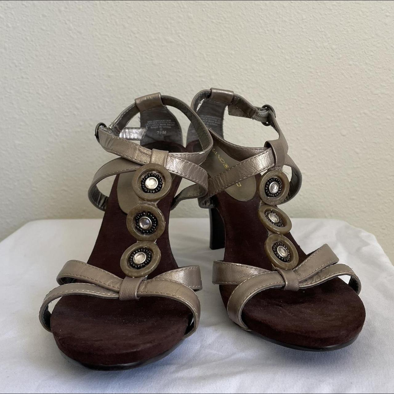 Bandolino store silver sandals