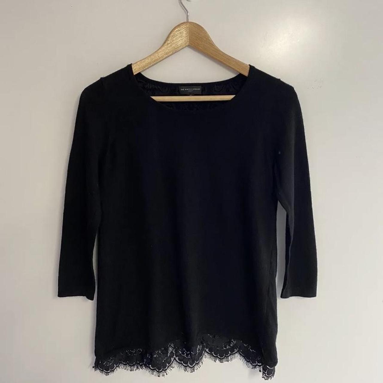 White company shop black jumper