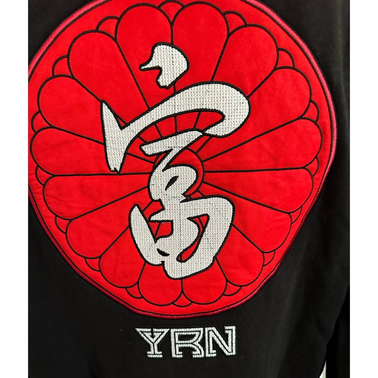 YRN Migos Kanji Black Red Hoodie NWOT popular Medium