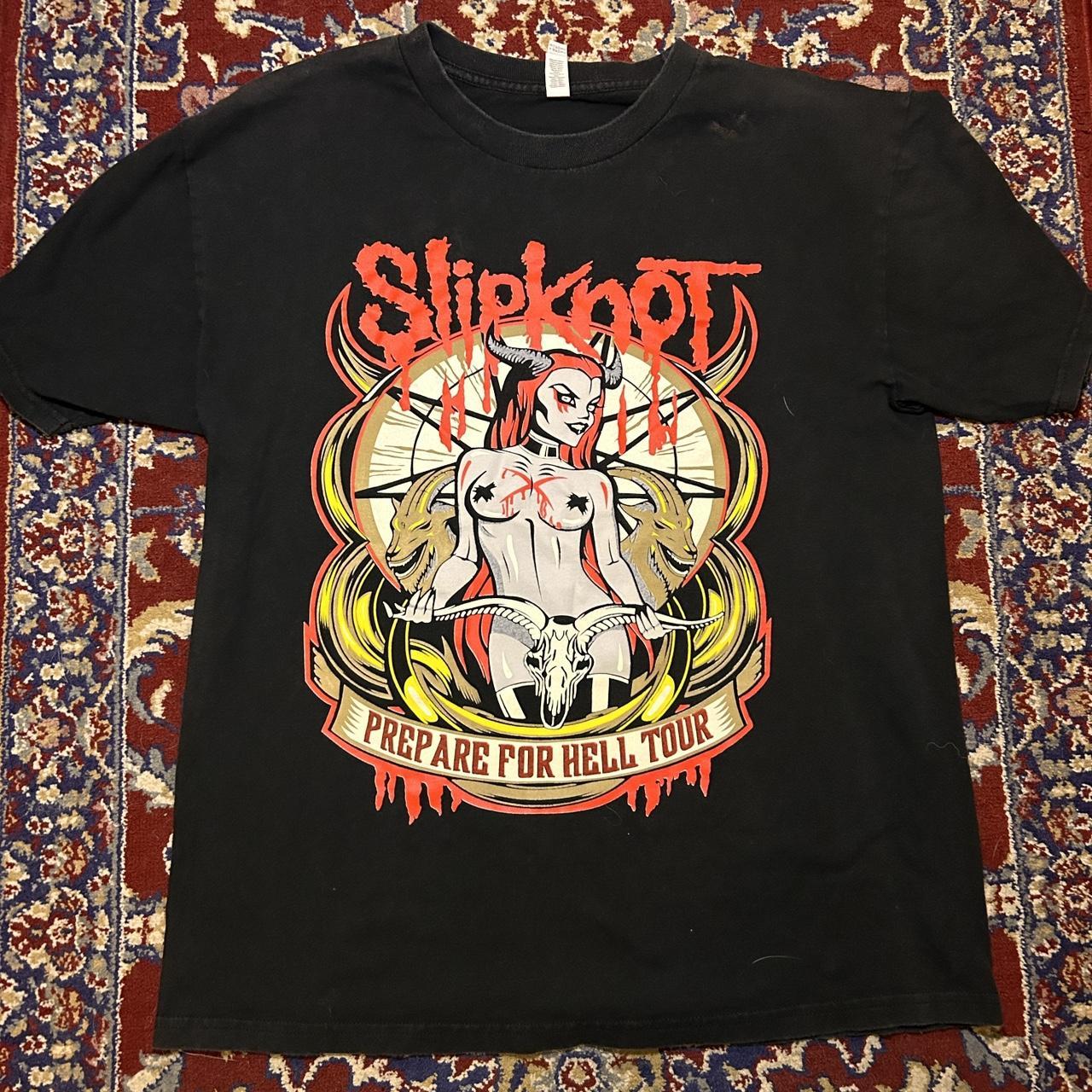 Slipknot “Prepare for hell tour” shirt! Unsiex size... - Depop