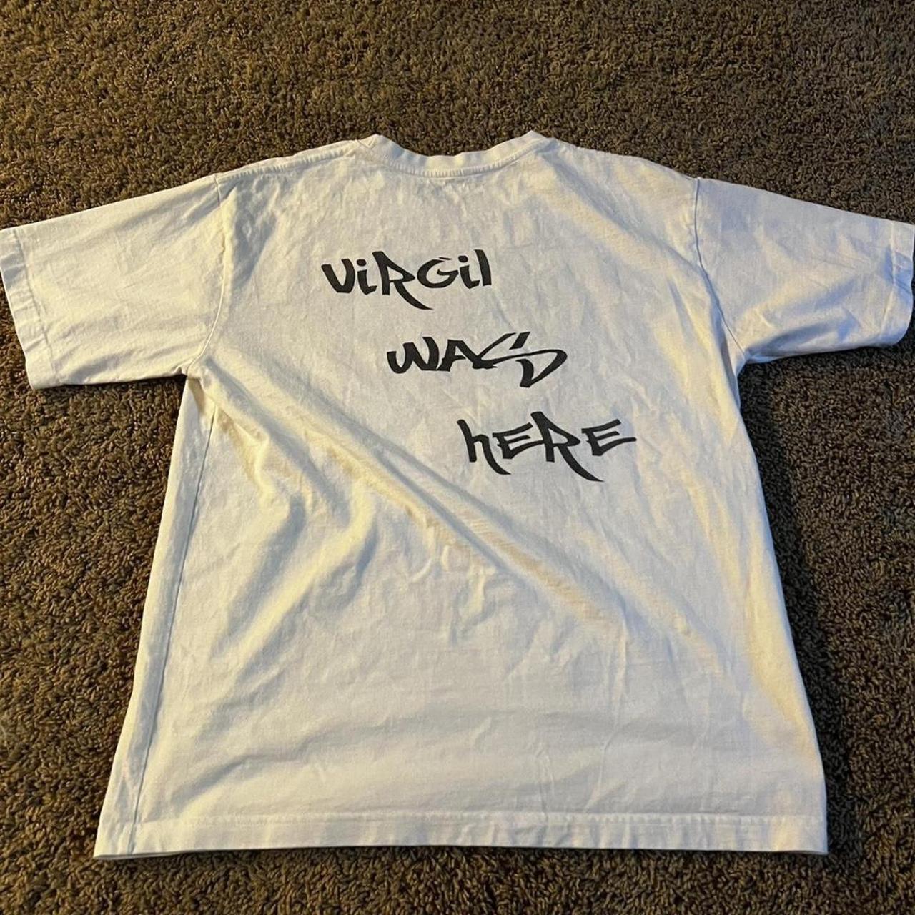 WISH VIRGIL WAS HERE” CUSTOM ONE OF ONE T-SHIRT — AM:PM