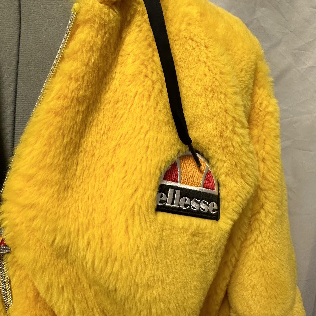 Ellesse yellow 2025 fluffy jacket