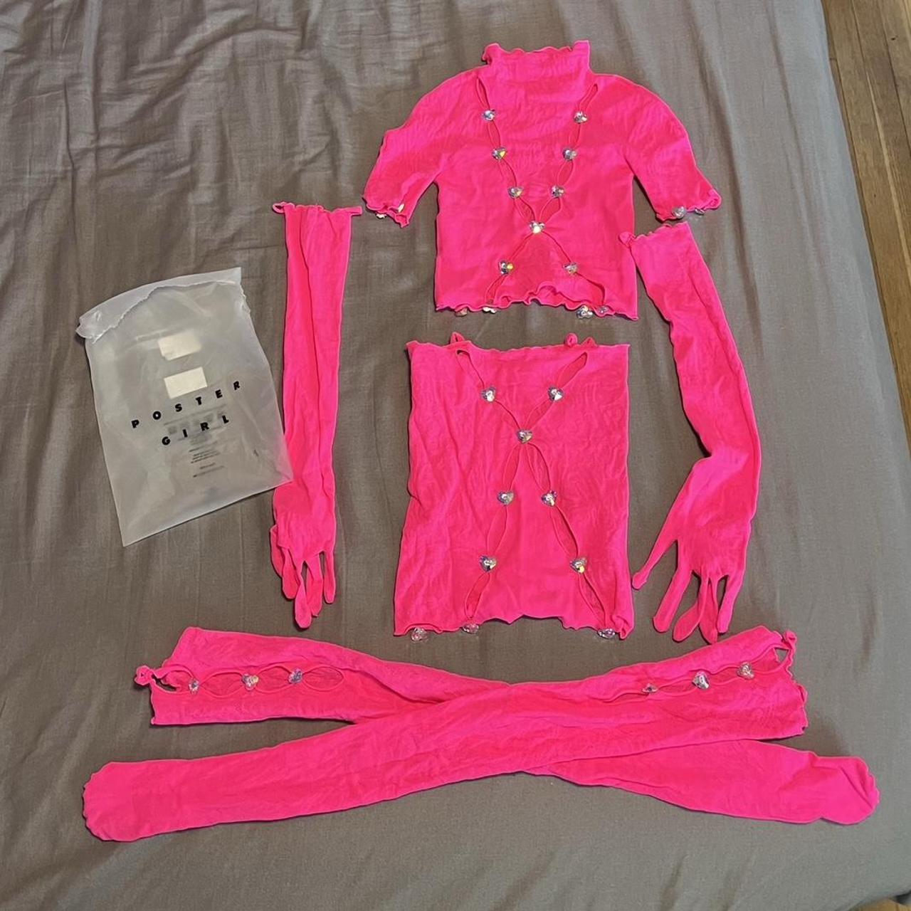 Poster Girl Women's Pink Jumpsuit Depop