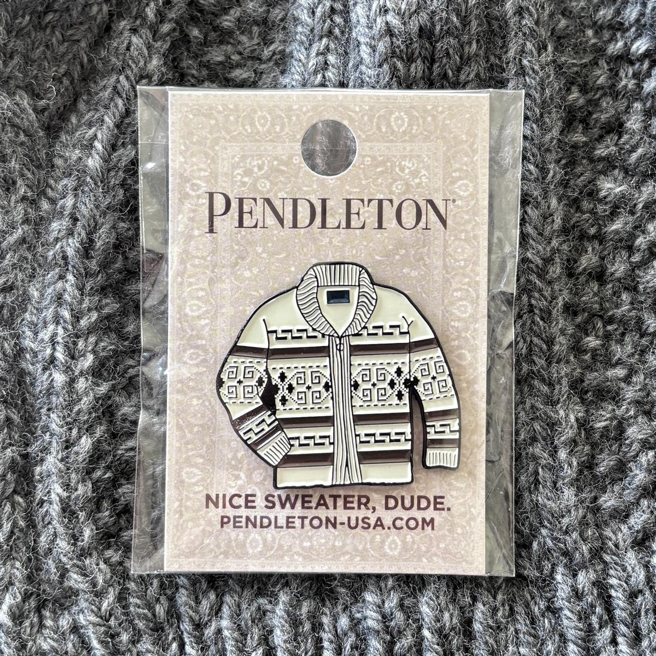 Pendleton Men's Brooch - Cream/Brown – Pendleton … - image 7