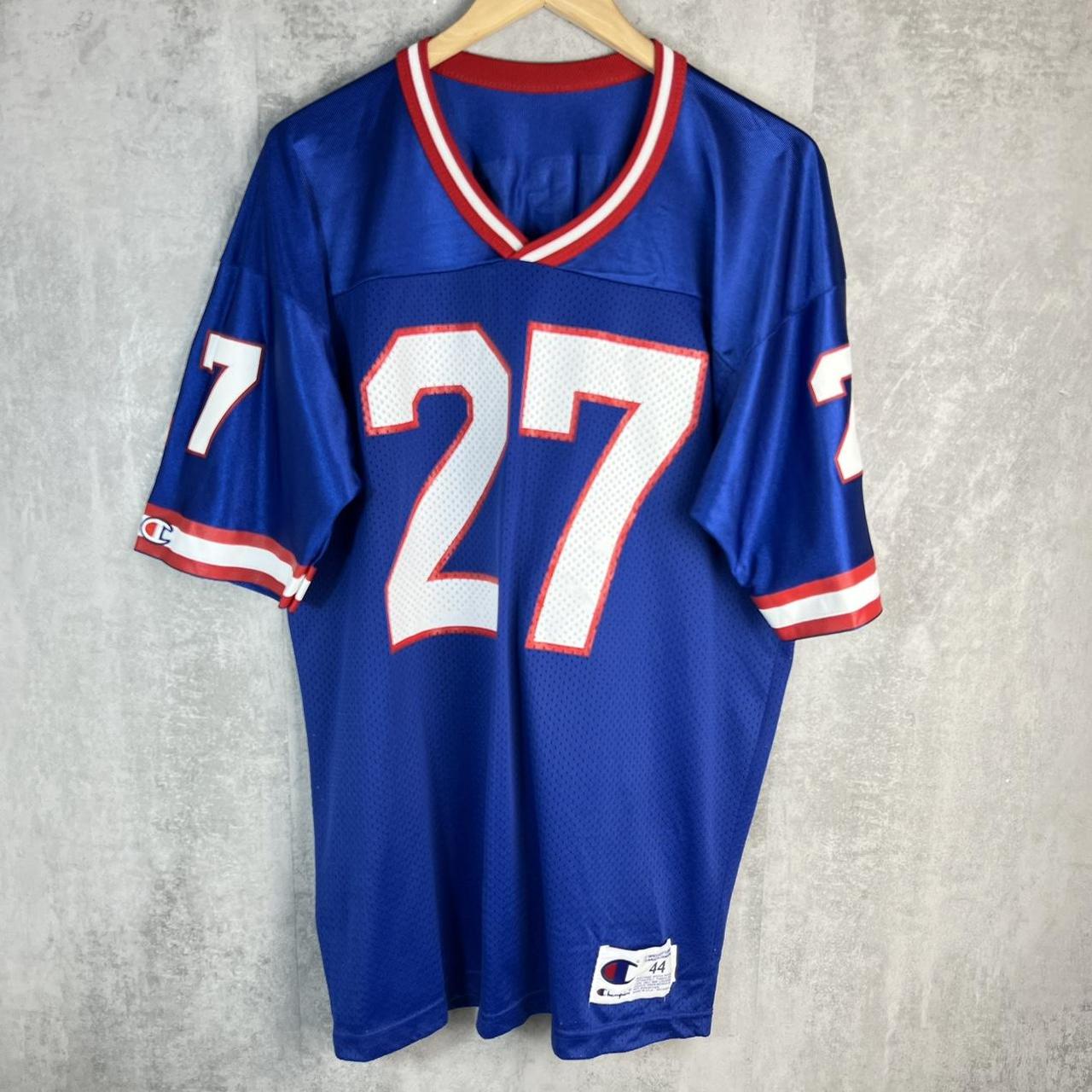 90s Vintage Rodney Hampton 27 New York Giants Nfl Football 