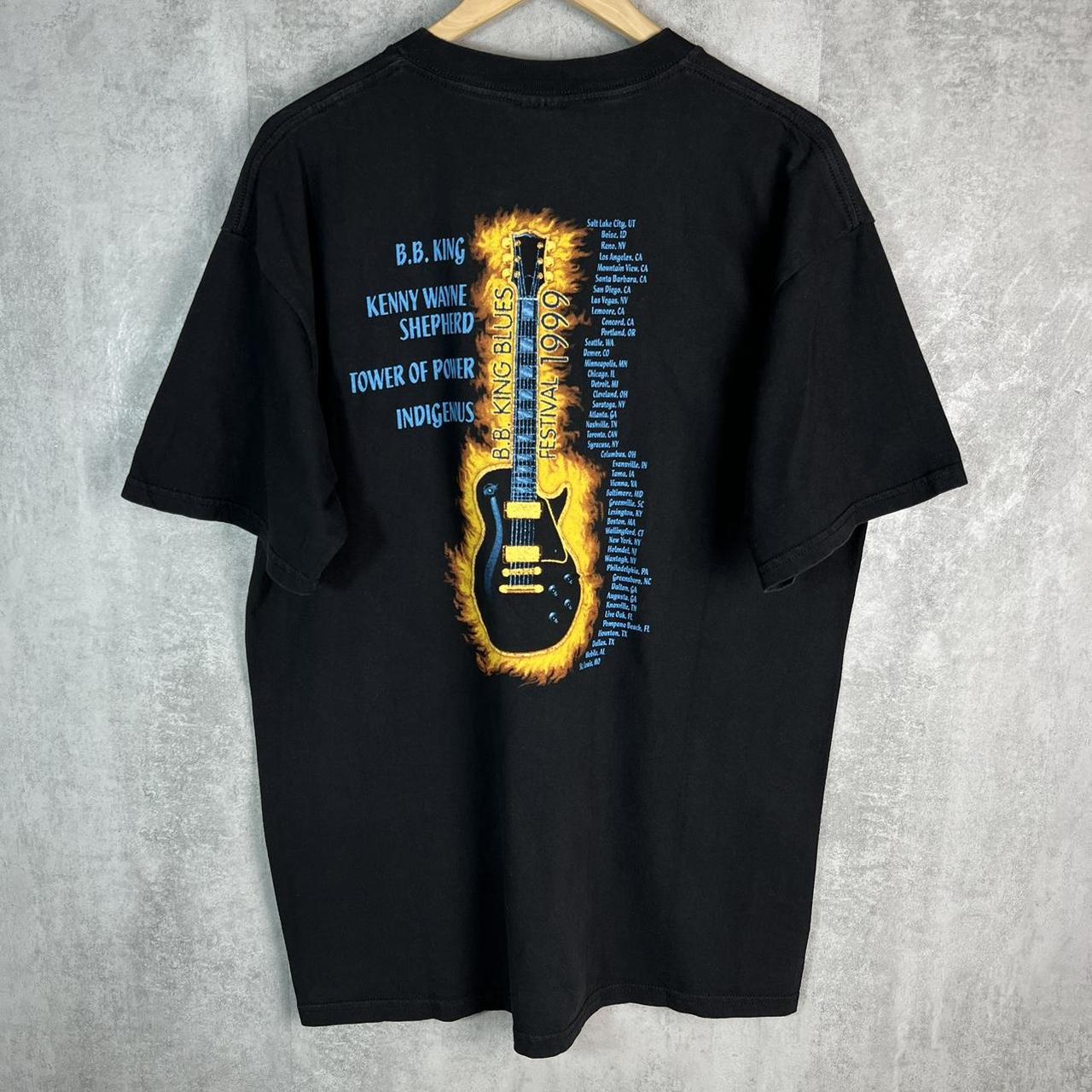 Vintage 90s 1999 BB King Blues Festival T... - Depop