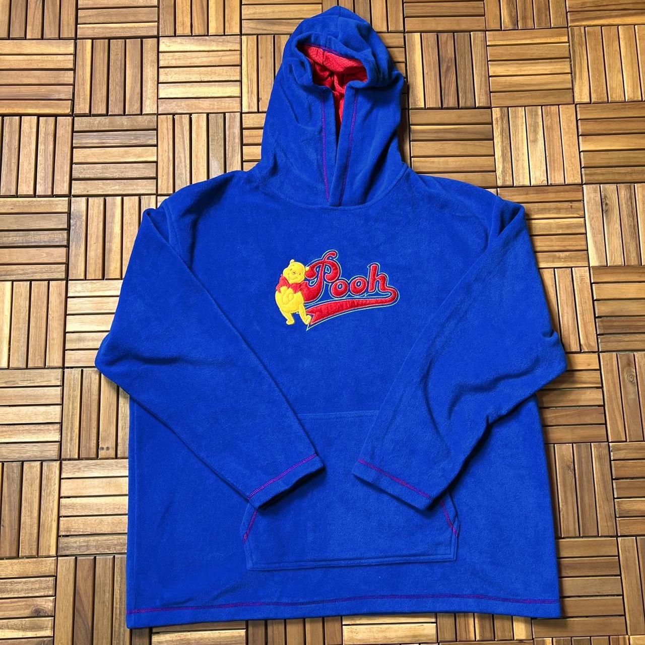 Disney Men's Blue and Red Hoodie | Depop